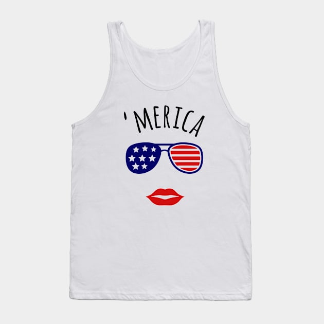 Merica Tank Top by sandyrm